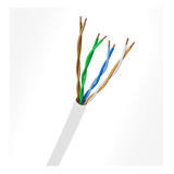 20m De Cabo De Rede Lan Cat5e 100% Cobre Homologado  4x24awg