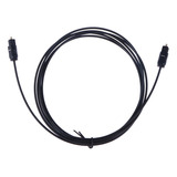 Cable Optico Digital Para Audio Fibra Optica Dorada 1,5 Mts