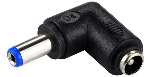 Adaptador 90 Grados Macho Hembra Plug 5.5 X 2.1 Mm 