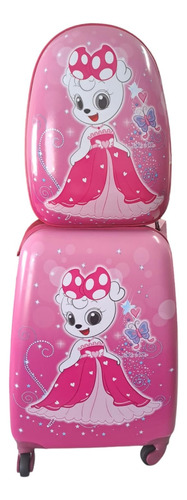 Set Maleta Mochila Kit De Equipaje Para Niñas