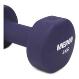 Mancuerna Merco 8kg Fundición Forrado De Neoprene Dumbbell