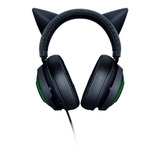 Audífonos Gamer Razer Kraken Kitty Rz04-02980 Negro Con Luz  Rgb Led