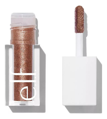 Elf Liquid Glitter Eyeshadow Sombra Glitter Copper Pop