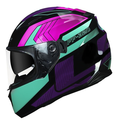 Capacete Fechado Moto Masculino Ls2 Ff320 Stream Exo Novo