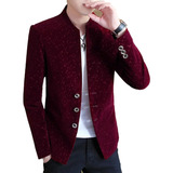 Blazer Trajes Saco Diseño Coreana Moda Lindo Para Caballeros