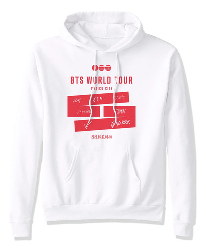 Sudadera Bangtan Army Arirang Mexico Nombres Bts World Tour | Envío gratis