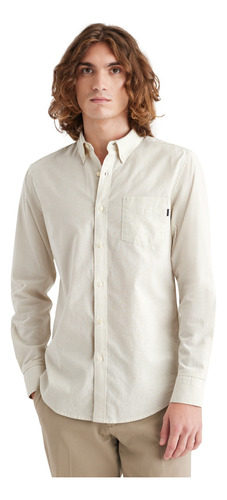 Camisa Hombre Oxford Slim Fit Beige Dockers 29599-0045