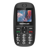 Teléfono Senior Tecnolab 4g Bt 1.7  Adulto Mayor Negro Tl486