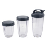 3 Vasos De Repuesto Colossal De 32 Oz, 24 Oz De Alto Y 18 Oz