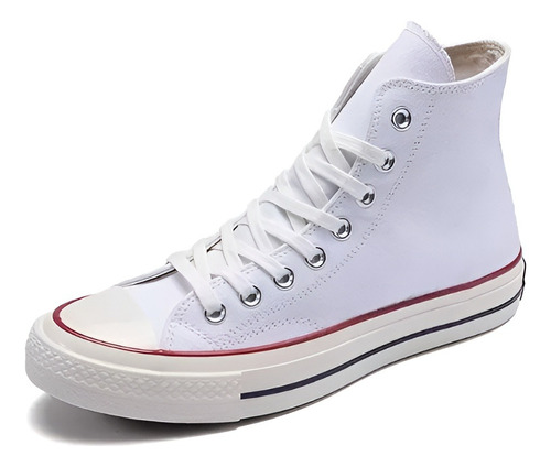 Zapatilla Lona Blanca Hombre