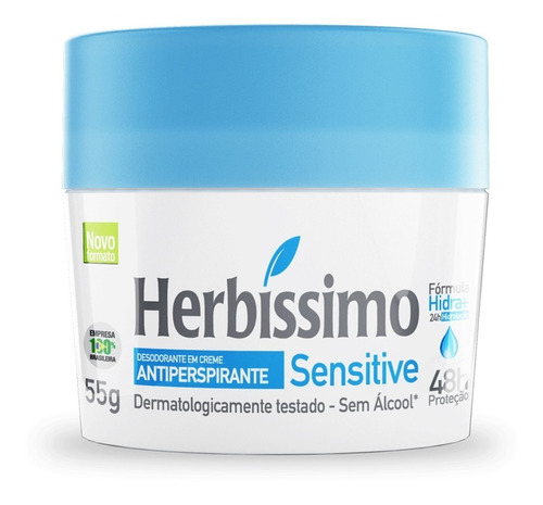Desodorante Creme Antitranspirante Herbissimo 55g