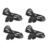 Pack 4 Cable Extension Trifasico Corriente Macho Hembra 3 Ms