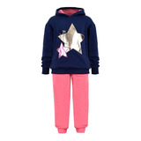 Conjunto 2 Pzs Sudadera Y Pants Para Niña Marca Sugar Girls