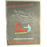 Pintuco Antiguo Aviso Publicitario De 1949