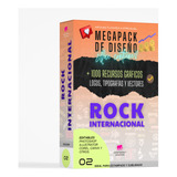 Mega Pack Diseño Para Estampar Y Sublimar Rock Internacional