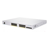 Cisco Switch Cbs250-24p-4g 10/100/1000 Poe+ 195w 4 Gigabit 