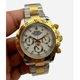 Reloj Premium Rolex Daytona Blanco Combinado Automatico 