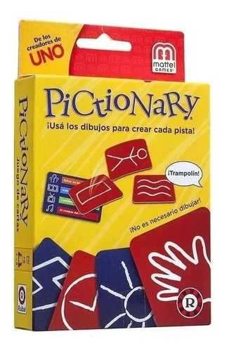 Pictionary Cartas Original Mattel Ruibal - Sharif Express