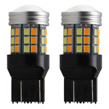 Focos Led 7443 T20 7444na Wy21w  Dual Color Direccional 2pcs