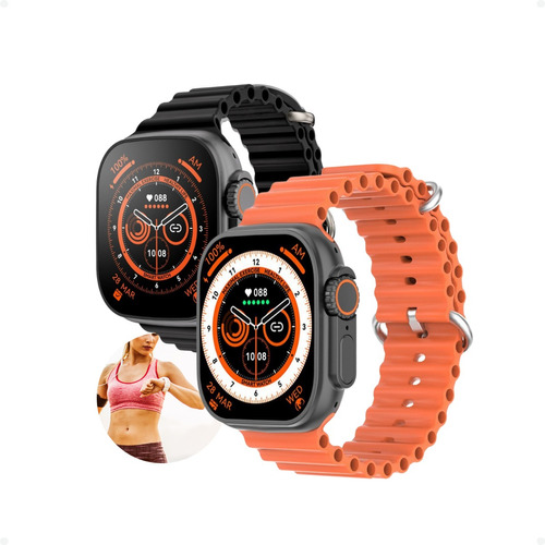 Relogio Smartwatch U9 Ultra Series Esportivo Aplicatico App