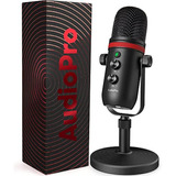 Micrófono Usb - Audiopro Micrófono De Condensador Para Compu