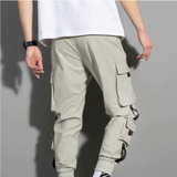 Moda Pantalón Jogger Cargo Para Hombre Casual