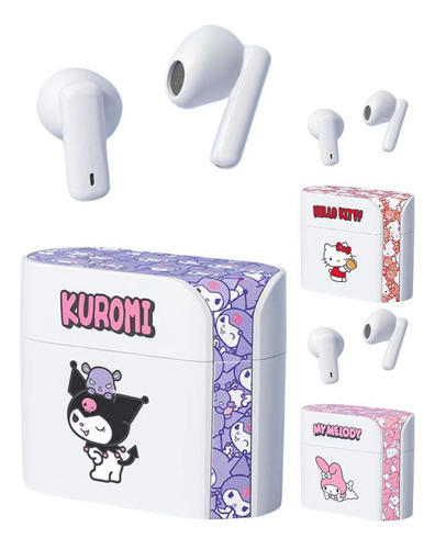 Auriculares Inalámbricos Bluetooth Tws De Sanrio Con Cancela