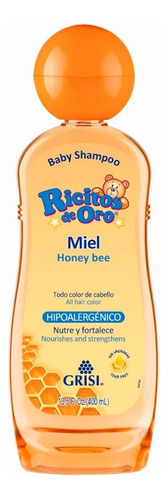 Shampoo Infantil Ricitos De Oro Miel 400ml