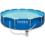 Piscina Estrutural 6.503 Litros Com Filtro 220 V - Intex