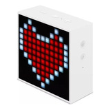 Parlante Portatil Mini Timebox Bluetooth Smart Pixel Divoom Color Blanco