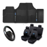 Kit Jogo Capa De Banco + Tapete 5 Pçs Ford Ka+ 2020