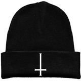 Gorro Lana Cruz Invertida Rock Metal Tv Estampado Urbanoz 