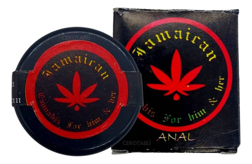 Lubricante Dilatador Anal Extractos Cannabis Anestésico 5g