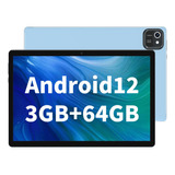 Tableta Android, 10.1 Pulgadas Android 12 Tablets 3gb Ram 64