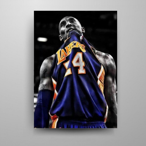 Quadro Placa Mdf Decoração Kobe Bryant Poster 