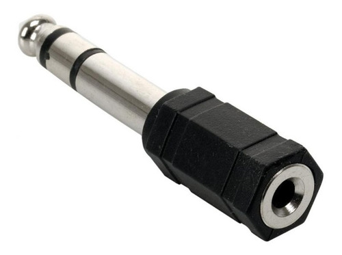 Adaptador Jack De Audio 3.5mm Hembra A Plug 6.3 Mm Macho