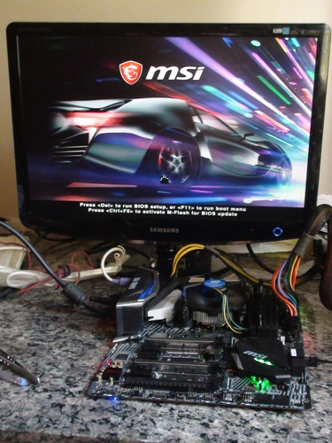 Placa Mãe Msi Z370 Gaming Pro Carbon + Acessórios + Espelho