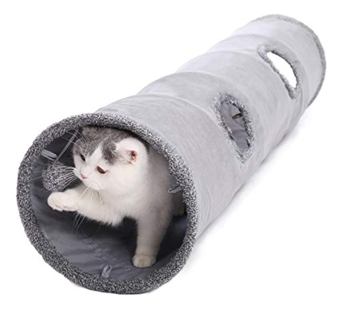 Onmog Pawz Túnel Plegable Para Gatos, Tubo De Juego Arrugado