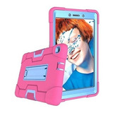 Funda Rosa Con Azul Rudo Con Soporte Huawei Matepad T8 8.0 