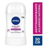 Desodorante Nivea Aclarado Natural Efecto Satín En Barra 50g