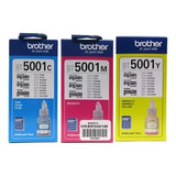 Kit De 3 Tintas Originales Brother - Bt5001 (c - M - Y)