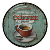 #170 - Cuadro Decorativo Vintage Retro / Cartel Coffee Café