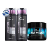 Truss Structure - Kit Shampoo + Condicionador + Net Mask 