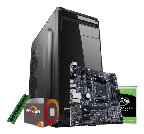 Pc Gamer Completa Amd Ryzen 3 2200g 1tb 8gb Fortnite 