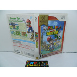 Caixa Vazia Do Mario Power Tennis C/ Manual Do Wii - Loja Rj