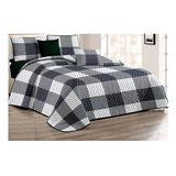 Cubrecama Cobertor Quilt Verano Reversible 2 Plazas Tfcc27