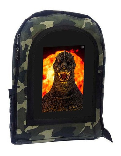 Mochila Camuflada Godzilla A36