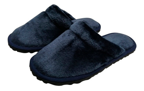 Pantufla Babucha Térmica Para Caballero Algodón Felpado