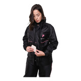 Roupa De Chuva Feminina Nylon Capuz Motoqueira 0084a