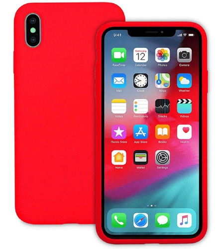 Carcasa Para iPhone XR - Silicon Felpa Interior + Hidrogel